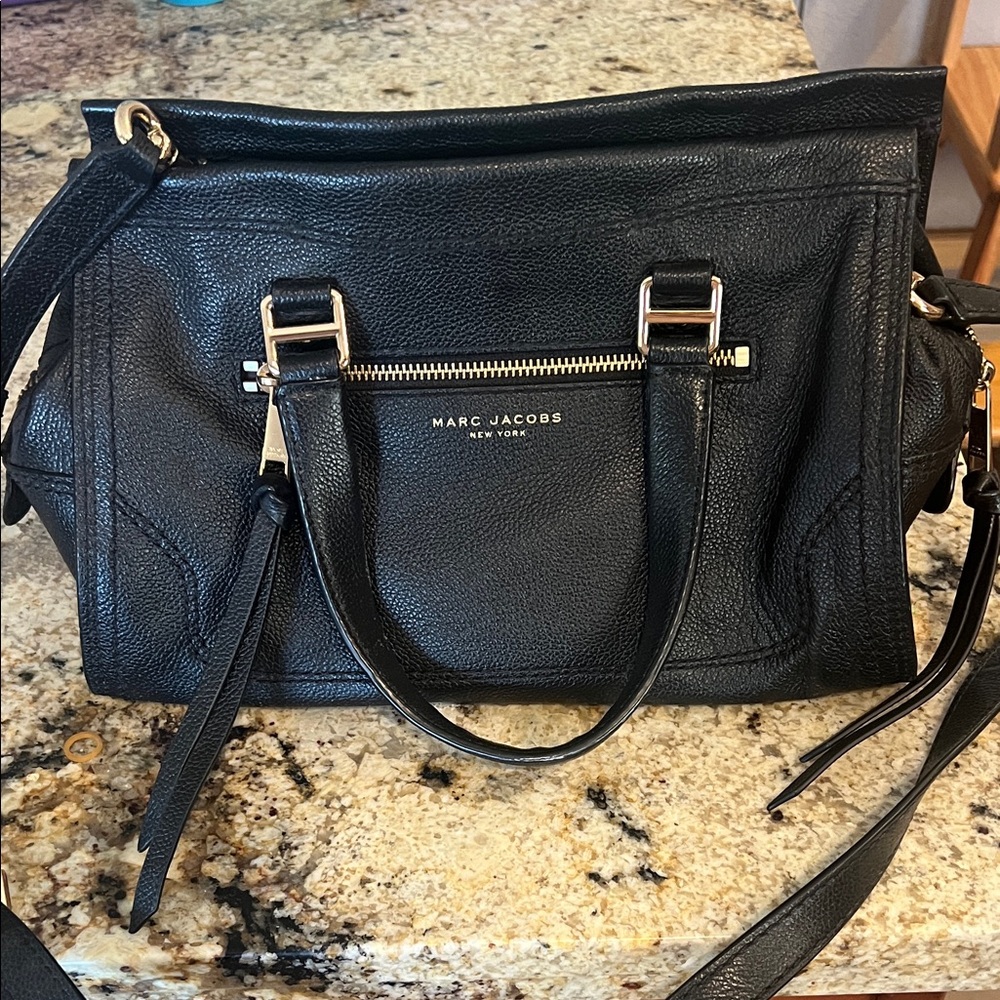 Marc Jacobs Black Leather Satchel